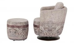 bassetti by SCHRÖNO Drehsessel Murano | Volterra (Grau)