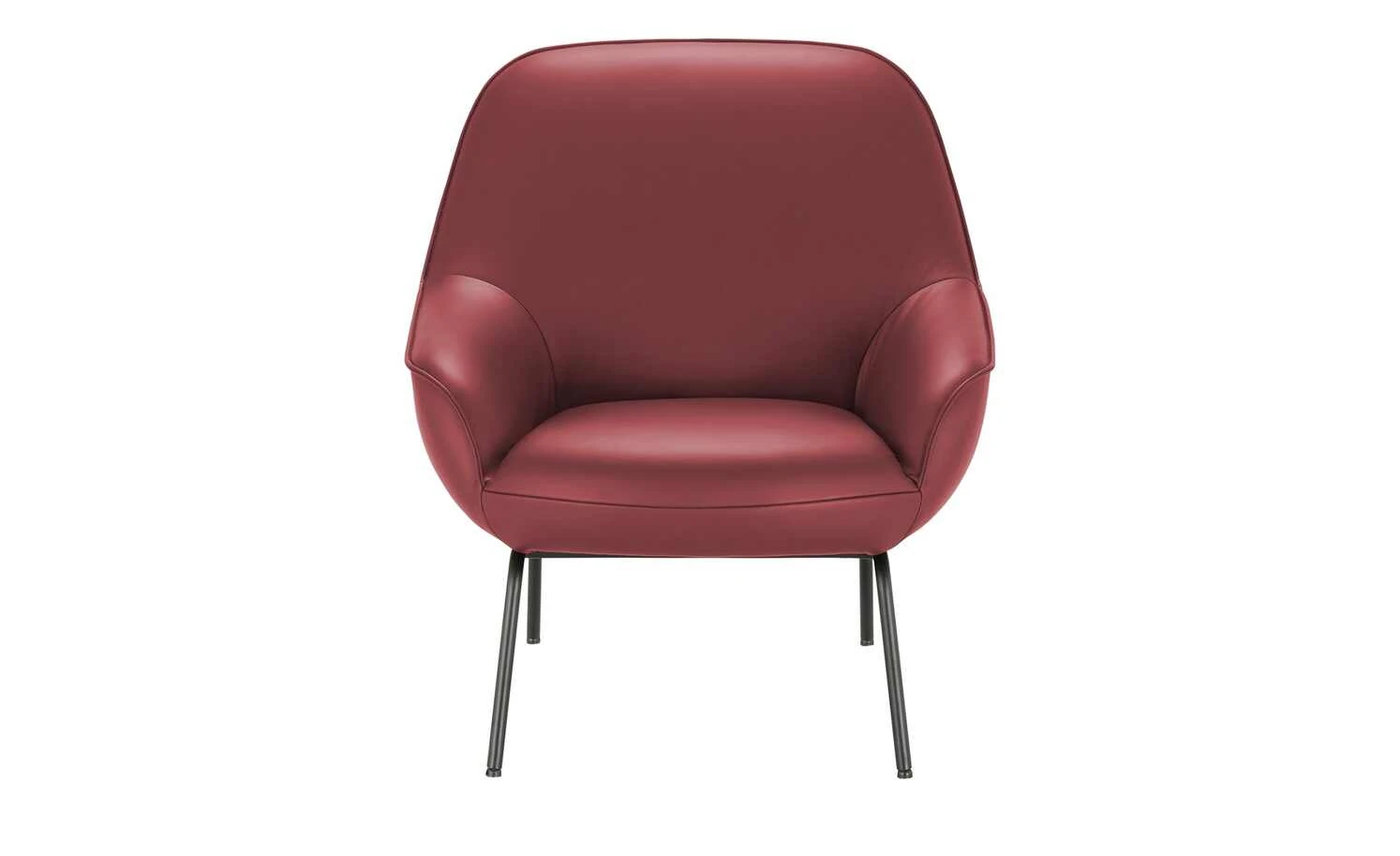 hülsta Sofa Ledersessel HS 482 | Purpurrot – Bild 9