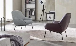 hülsta Sofa Sessel HS 482 | Saphirblau Natur (Blau/Beige)