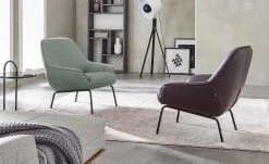 hülsta Sofa Sessel HS 482 | Ozeanblau Natur (Petrol/Beige)