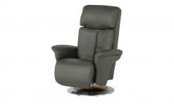 himolla Ledersessel 7418 | Zinn (Grau)