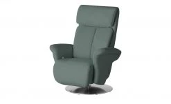 himolla Ledersessel 7227 | Aqua (Blau-Grau)