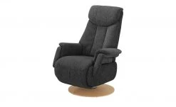 Polstermöbel Oelsa Fernsehsessel Blues | Stone (Dunkelgrau)