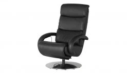 Hukla Ledersessel Florian | Schwarz