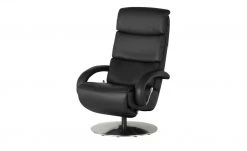 Hukla Ledersessel Florian | Schwarz