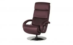 Hukla Ledersessel Florian | Wine (Dunkelrot)