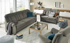 Polstermöbel Oelsa Fernsehsessel Andorra | Stone (Grau)