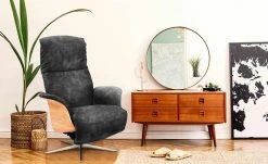 Nils Olsen Drehsessel Frederik | Anthracite (Dunkelgrau)