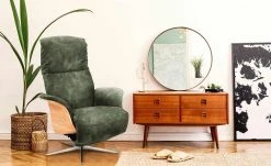 Nils Olsen Drehsessel Frederik | Hunter (Grün-Grau)