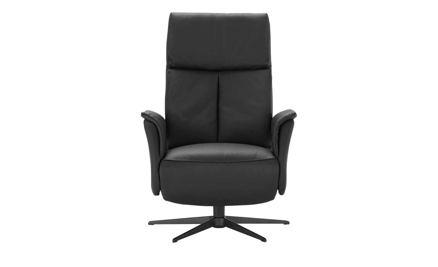 Relaxsessel aus Leder Lia | Black (Schwarz) – Bild 2