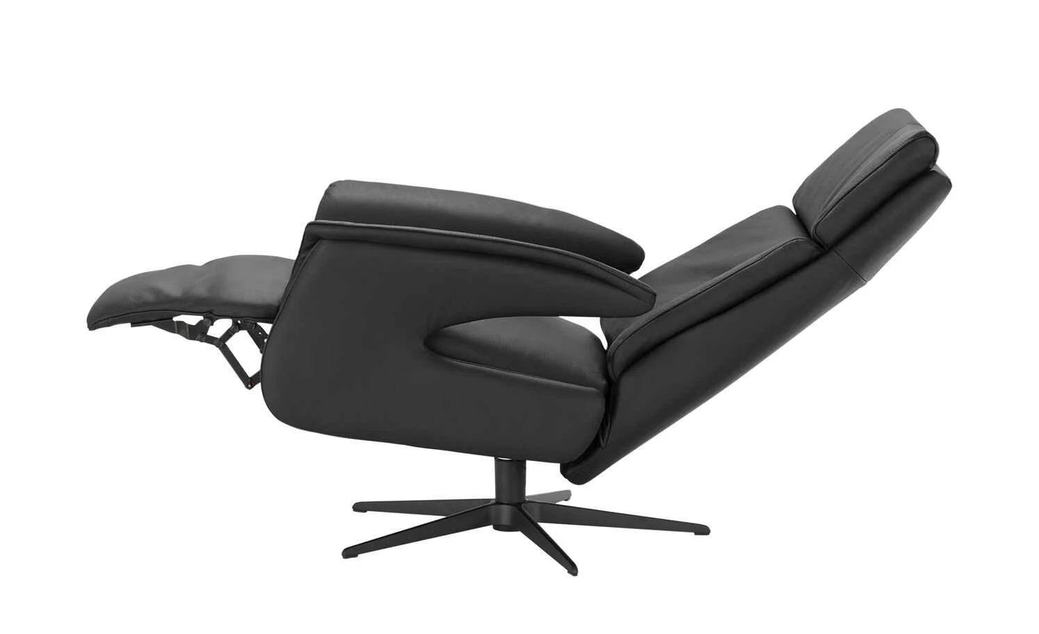 Relaxsessel aus Leder Lia | Black (Schwarz) – Bild 12