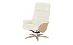 Relaxsessel Leder Balance | White (Weiß)