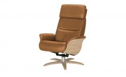 Relaxsessel Leder Balance | Cognac (Braun)