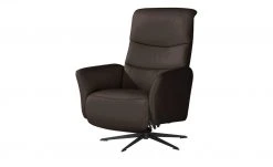 Relaxsessel Leder Keno | Dunkelbraun