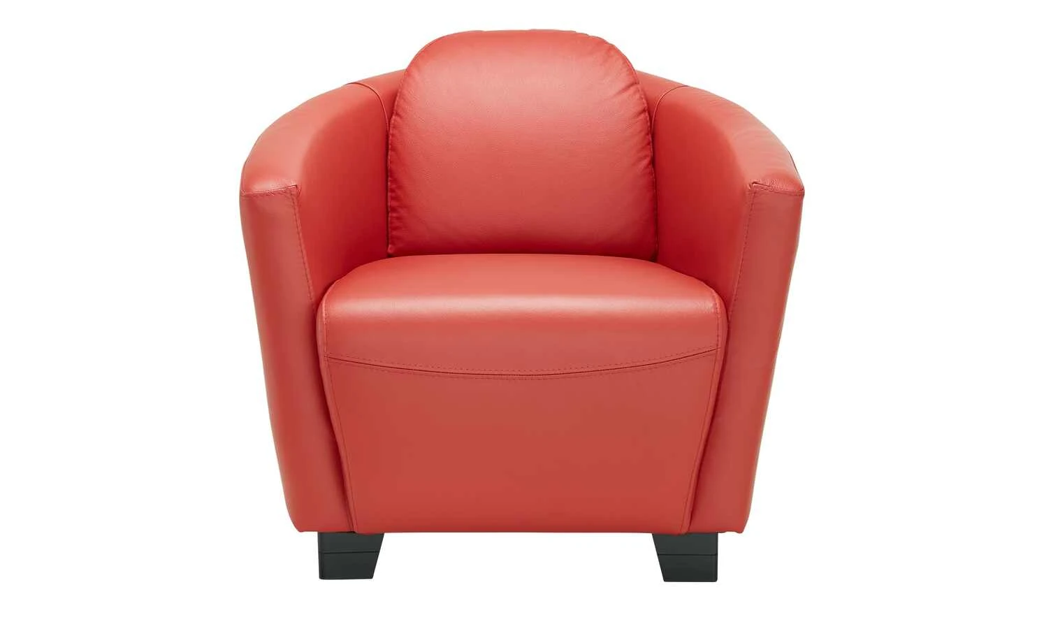 Ledersessel Strauss | Rot – Bild 3