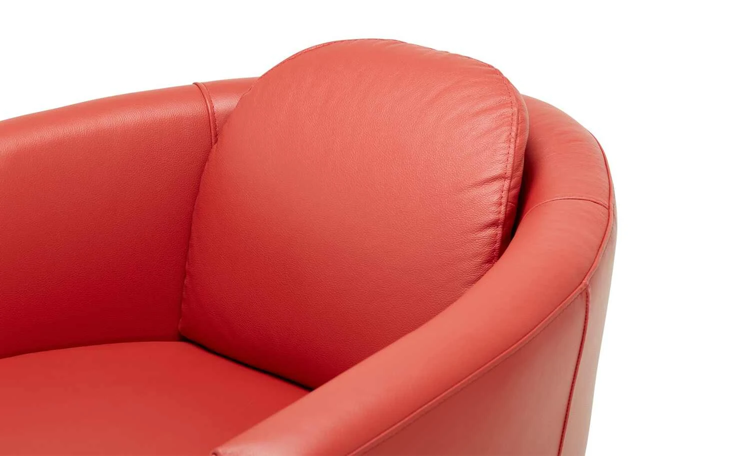 Ledersessel Strauss | Rot – Bild 6