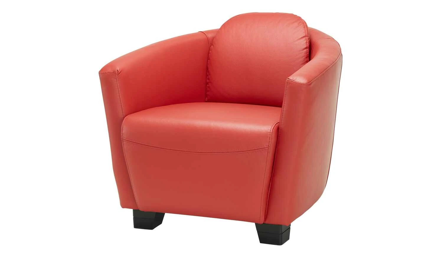 Ledersessel Strauss | Rot