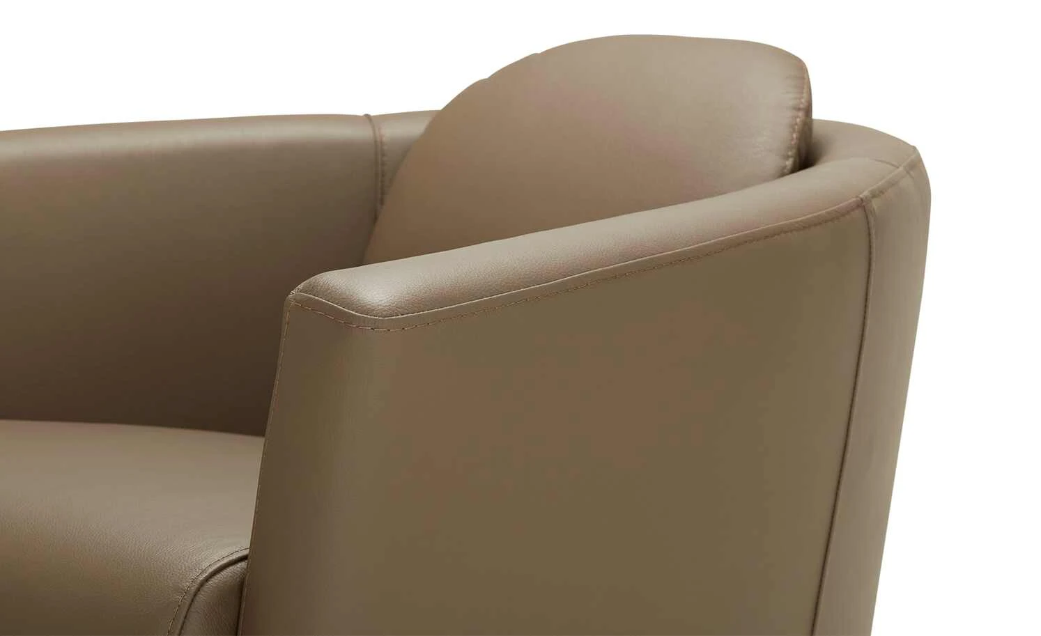 Ledersessel Strauss | Braun – Bild 6