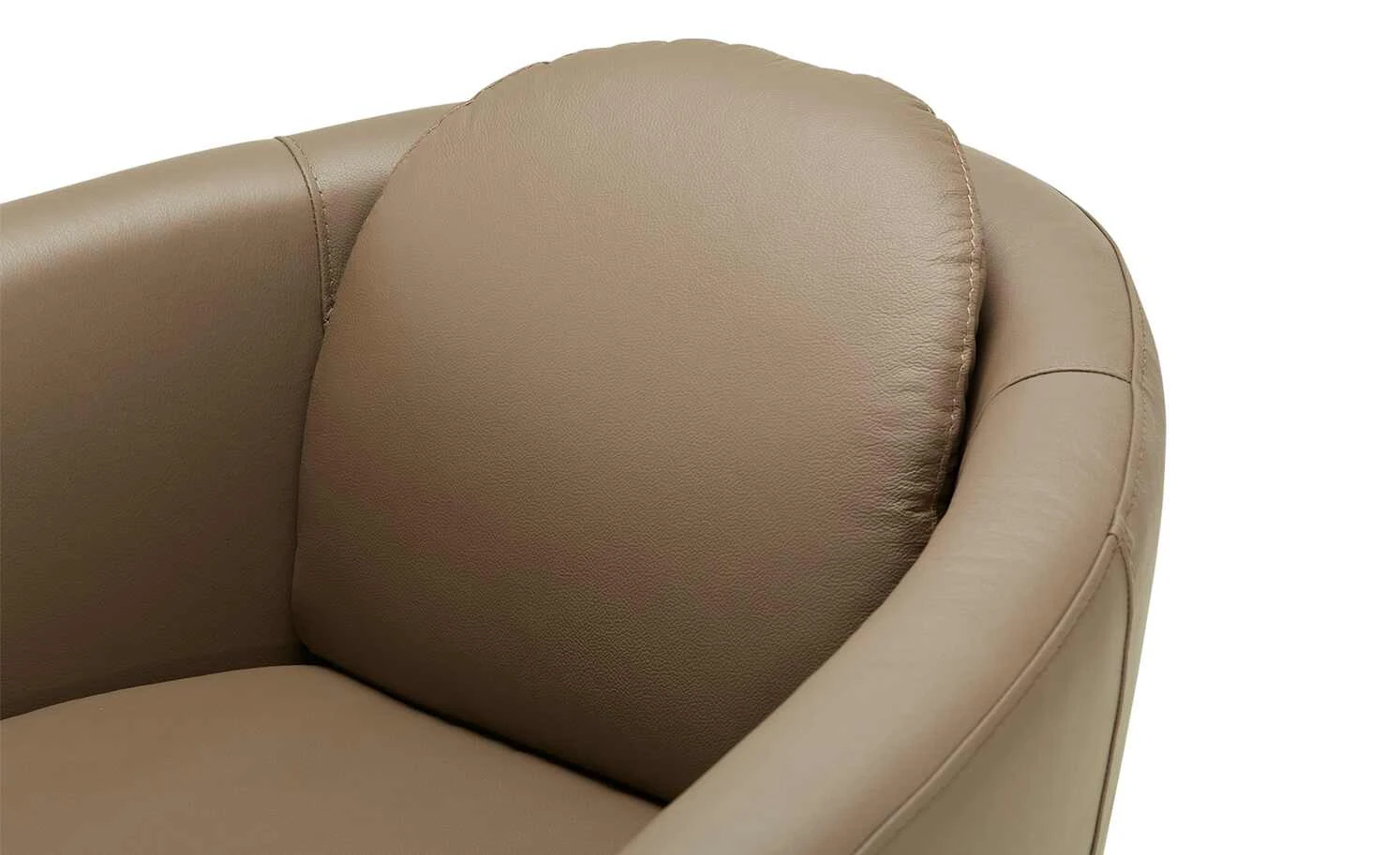 Ledersessel Strauss | Braun – Bild 7