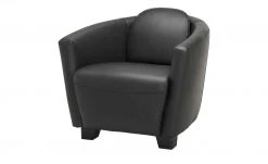 Ledersessel Strauss | Schwarz