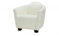 Ledersessel Strauss | Weiß