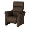 Wohnwert Ledersessel mit Relaxfunktion Corvina | Kastanie (Braun)