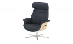 Wohnwert Ledersessel Neda | Nightblue (Dunkelblau)