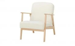 smart Sessel Rada | Weiß (Natur) Kunstfell