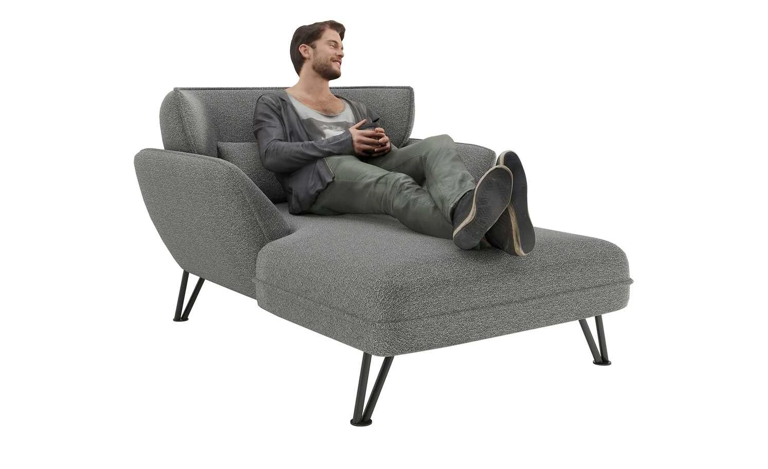 Sessel Medina | Grau